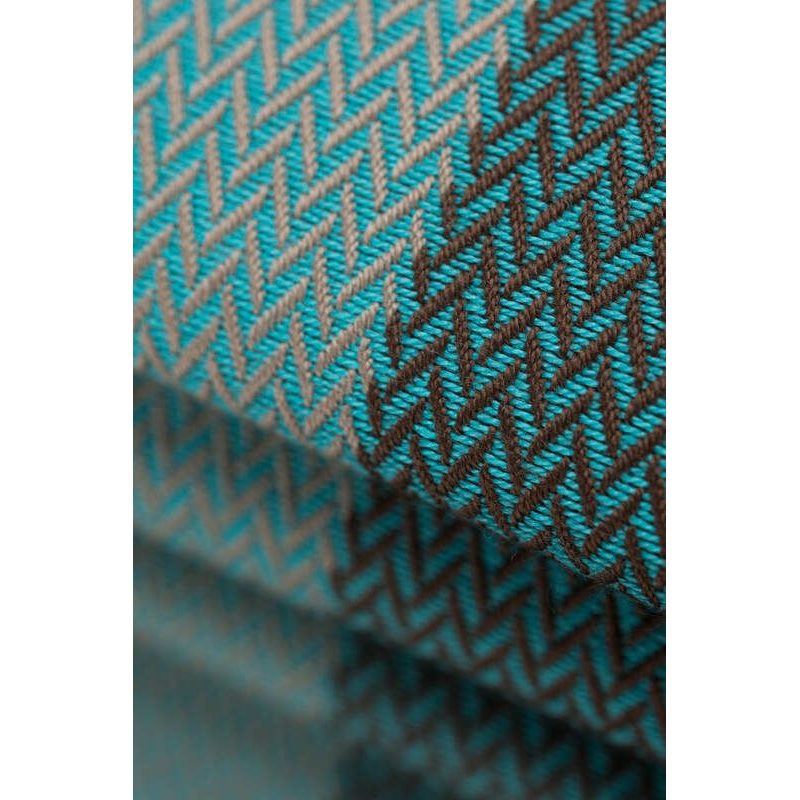 LENNY LAMB BASIC LINE RING SLING- LITTLE HERRINGBONE BABY MINT - STANDARD 1,8 M - LENNYLAMB RING SLING - ŠÁTKY