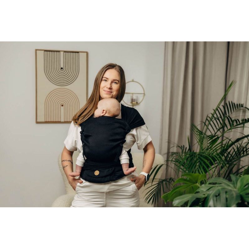 LENNYHYBRID NOSÍTKO STANDARD - BASIC LINE LITTLE HERRINGBONE BLACK EBONY - LENNYHYBRID - NOSÍTKA