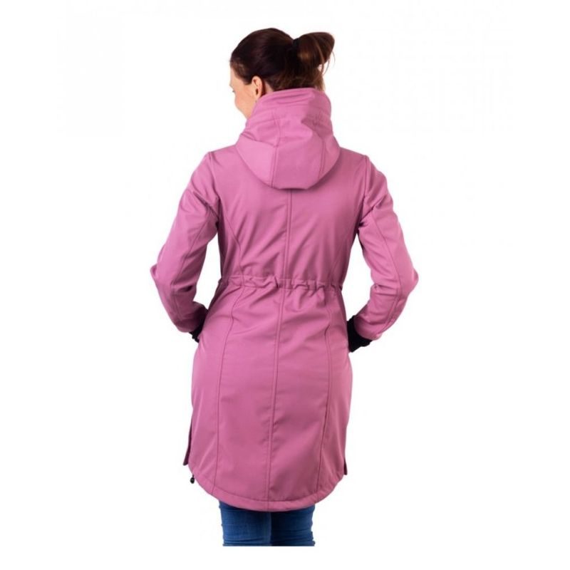SOFTSHELLOVÁ NOSÍCÍ BUNDA ANDREA + TĚHOTENSKÁ VSADKA - RŮŽOVÁ - JOŽÁNEK NOSÍCÍ OBLEČENÍ - NOSÍCÍ OBLEČENÍ