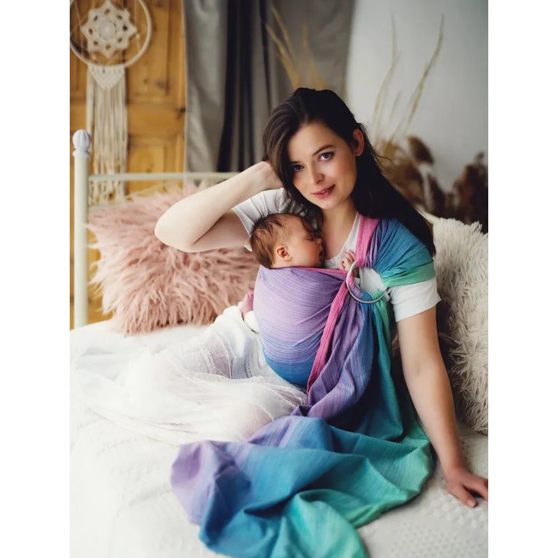 LITTLE FROG RING SLING BAMBOO ZIRCON - M (2,1 M) - LITTLE FROG /BELOVED SLINGS RING SLING - ŠÁTKY