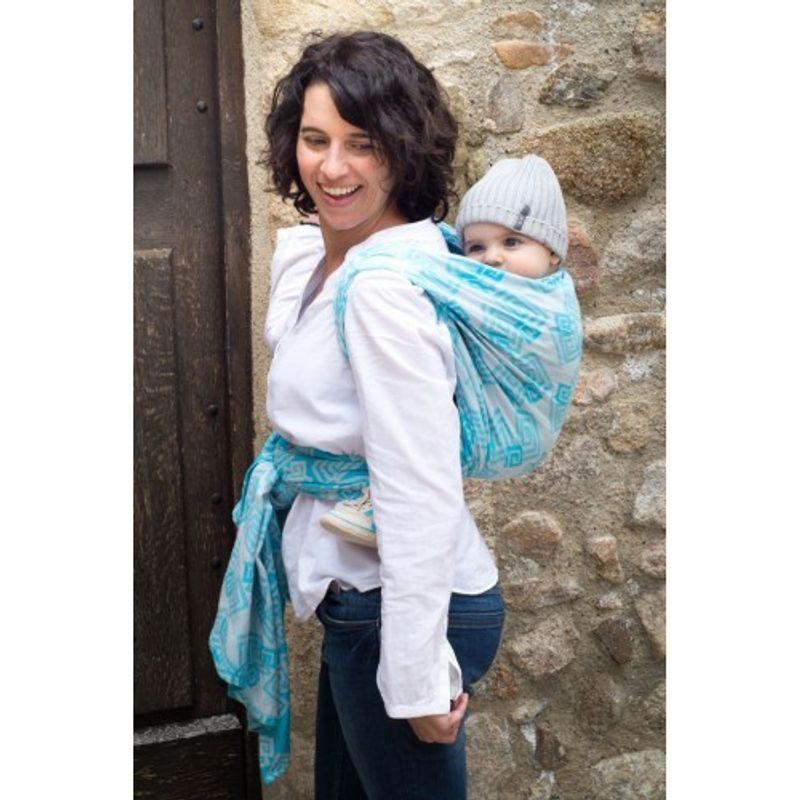 NEOBULLE LABYRINTHE GRIS TURQUOISE - NEOBULLE - ŠÁTKY