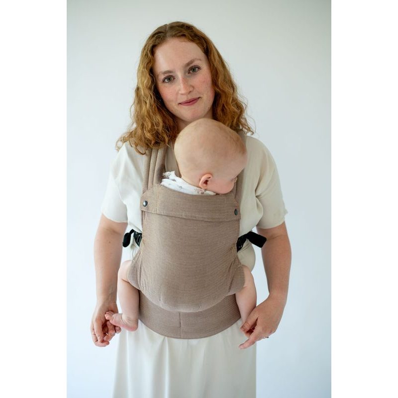 NOSÍTKO QUSY MINI 2.0 - WALNUT TWILL S BAMBUSEM - MINI - VEL. 56 - 1 ROK - NOSÍTKA