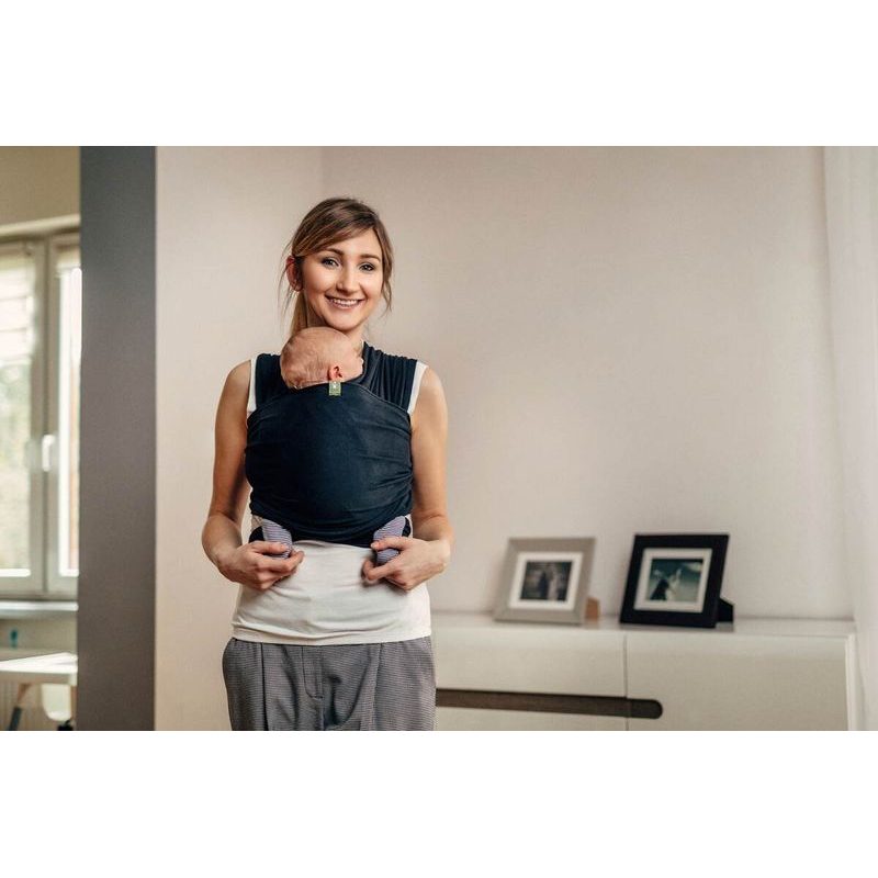 LENNYLAMB ELASTICKÝ ŠÁTEK - BLACK - 5 M - LENNYLAMB - ŠÁTKY