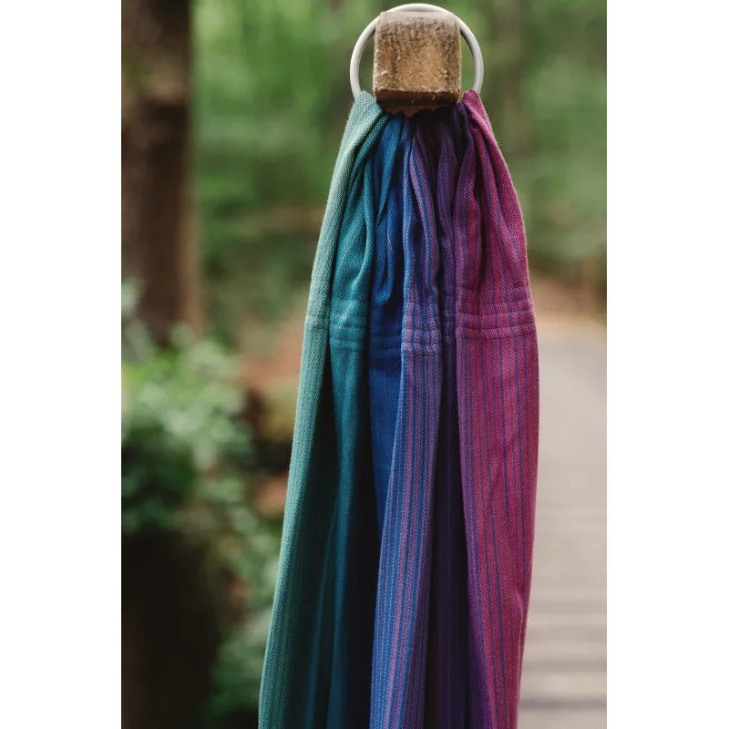 LITTLE FROG RING SLING BAMBOO MISTY ZIRCON - S (1,7M) - LITTLE FROG /BELOVED SLINGS RING SLING - ŠÁTKY