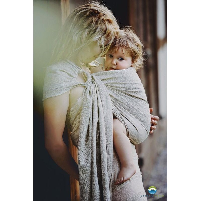 LITTLE FROG RING SLING - NATURAL WILDNESS - M - LITTLE FROG /BELOVED SLINGS RING SLING - ŠÁTKY
