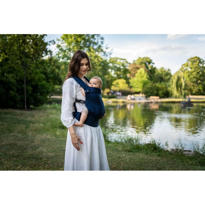 QUSY NOSÍTKO STANDARD 2.0 - LINEN NAVY - STANDARD - VEL. 62 - 2 ROKY - NOSÍTKA