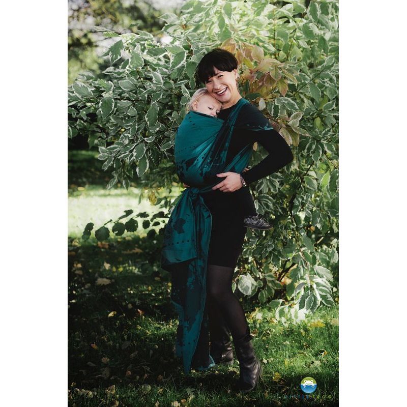 LITTLE FROG ŠÁTEK - TEAL WANDERLUST - LITTLE FROG - ŠÁTKY