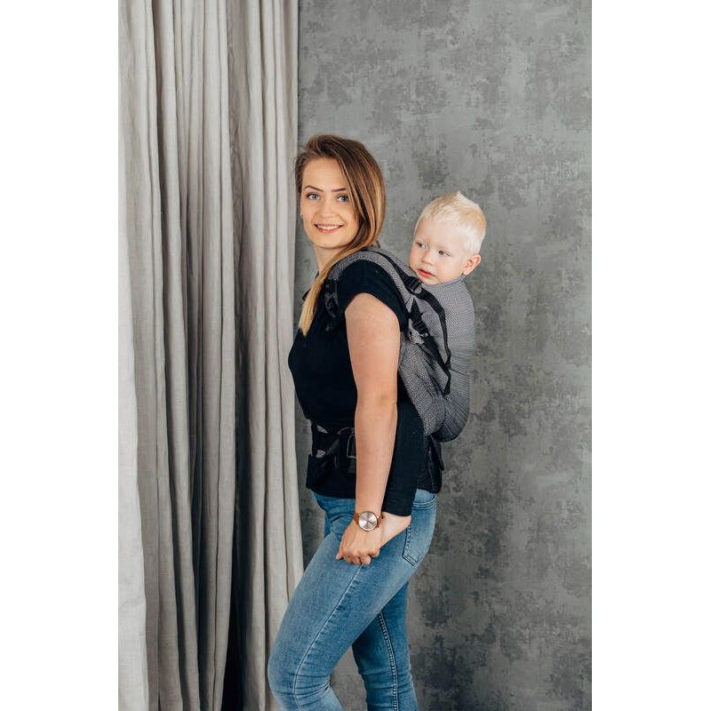 LENNYPRESCHOOL NOSÍTKO - LITTLE HERRINGBONE OMBRE GREY - LENNYPRESCHOOL - NOSÍTKA