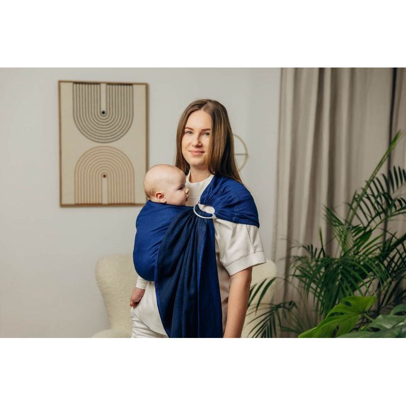 LENNY LAMB BASIC LINE RING SLING - COBALT - STANDARD 1.8M - LENNYLAMB RING SLING - ŠÁTKY