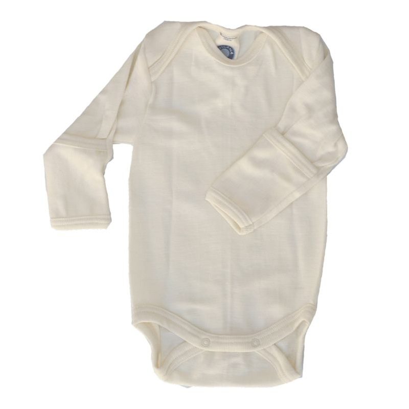 COSILANA - VH BODY DLOUHÝ RUKÁV S PŘEHRNY PŘÍRODNÍ - COSILANA MERINO - OBLEČENÍ PRO DĚTI