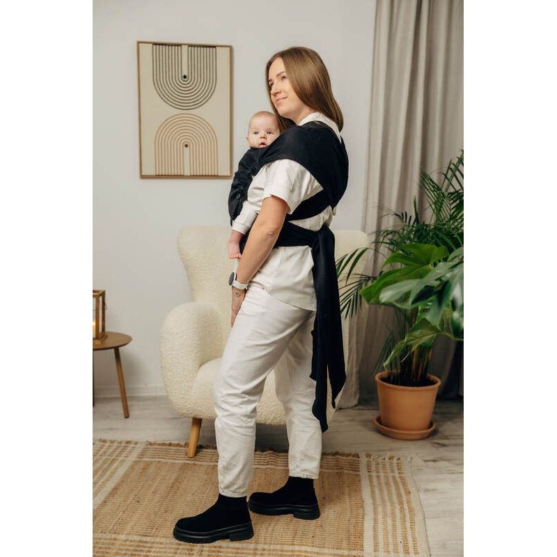 LENNYHYBRID NOSÍTKO STANDARD - BASIC LINE LITTLE HERRINGBONE BLACK EBONY - LENNYHYBRID - NOSÍTKA