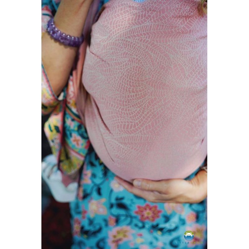 LITTLE FROG - PINK LINEN WILDNESS 4,7M (VEL. 6) - LITTLE FROG - ŠÁTKY