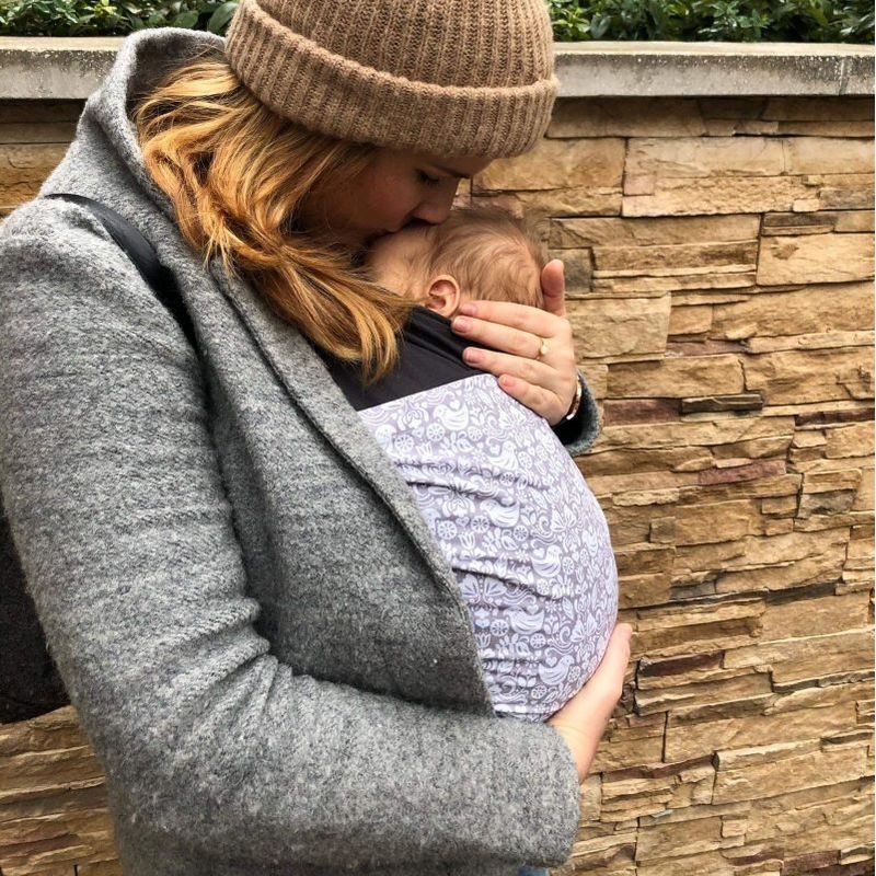 LILIPUTI ELASTICKÝ ŠÁTEK BIO RAINBOW - BIRDIE - LILIPUTI - ŠÁTKY