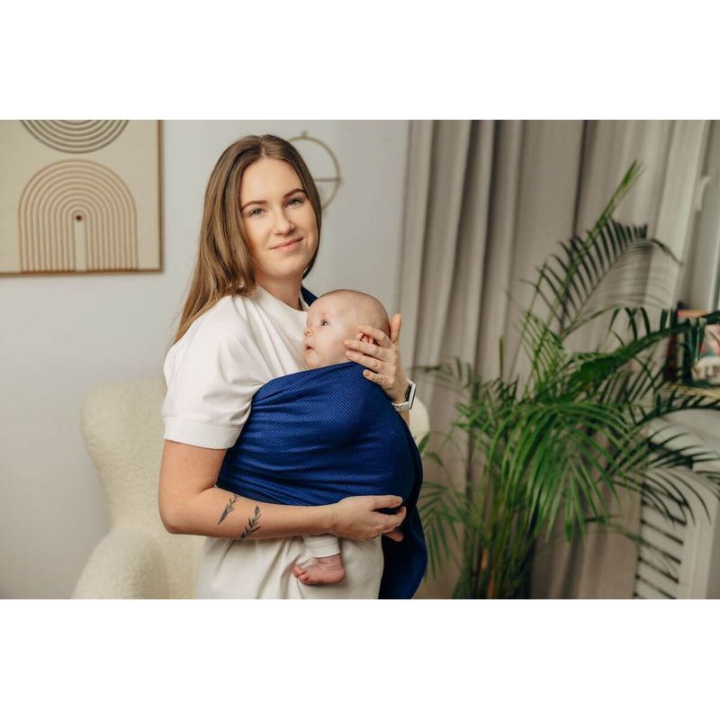 LENNY LAMB BASIC LINE RING SLING - COBALT - STANDARD 1.8M - LENNYLAMB RING SLING - ŠÁTKY