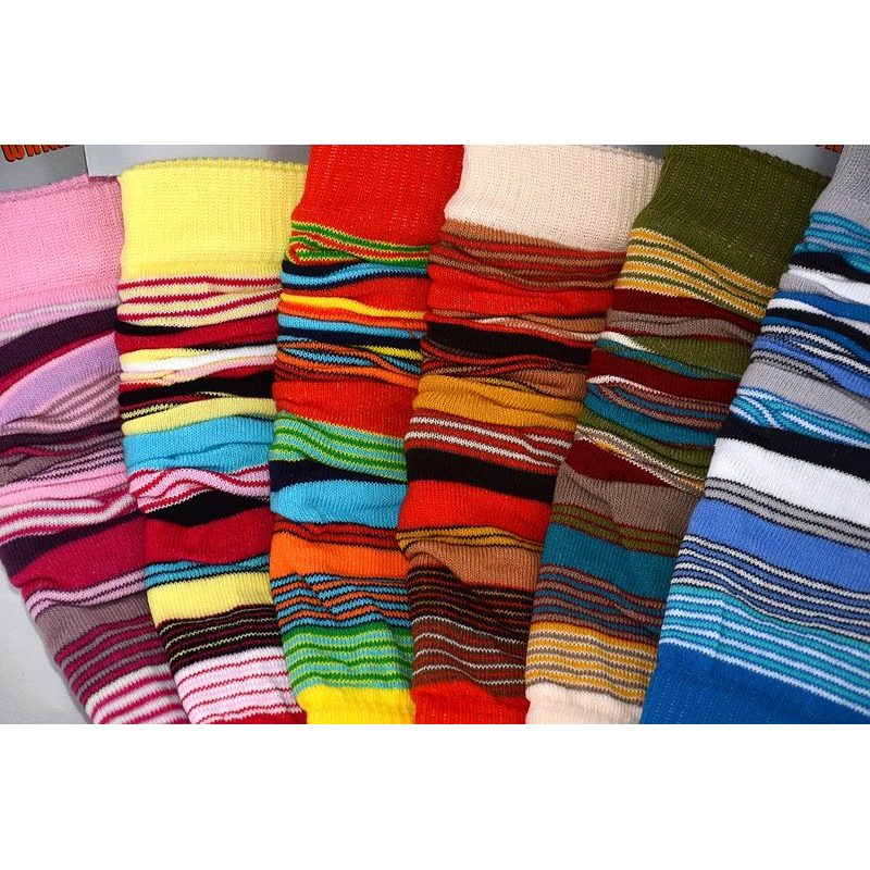 NÁVLEKY DESIGNSOCKS NEPRAVIDELNÉ PROUŽKY - NÁVLEKY KLASICKÉ - NA NOŽIČKY