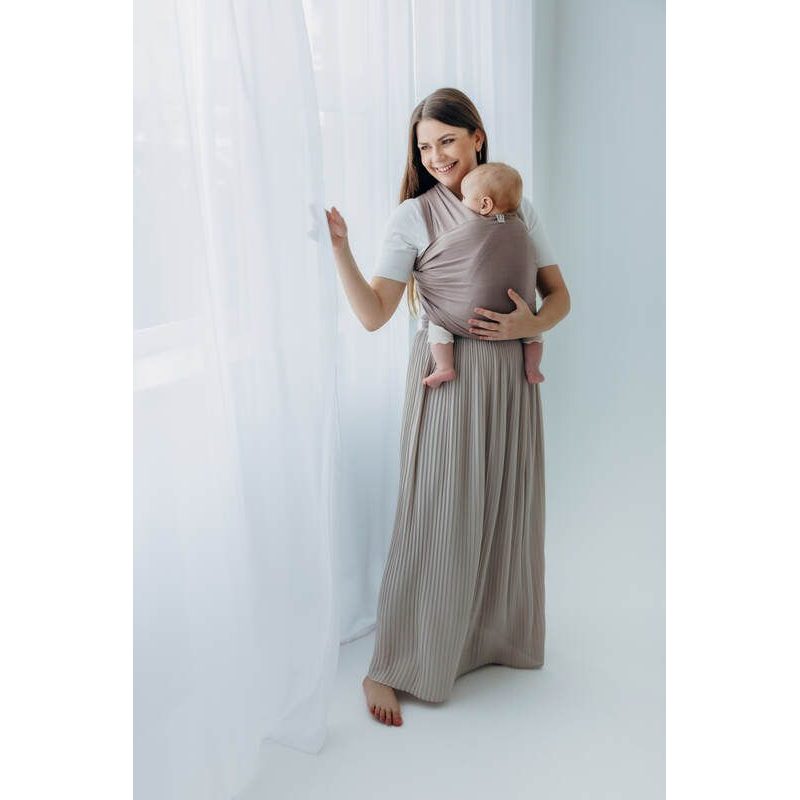 LENNYLAMB ELASTICKÝ ŠÁTEK - MOCHA - 5M - LENNYLAMB - ŠÁTKY