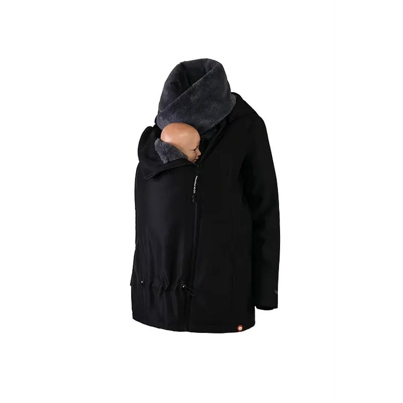 Wombat & Co. zimní bunda WALLABY 2.0 Black & Charcoal Grey | NošeníDětí.cz
