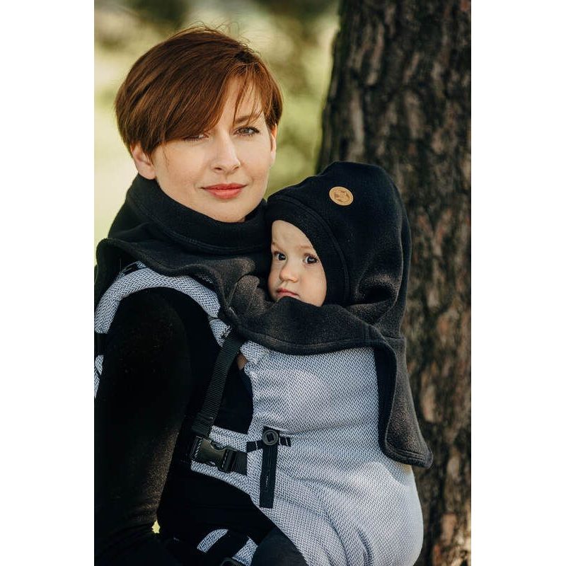 LENNY LAMB FLEECE DVOJŠÁLA - BLACK - DVOJŠÁLY A NÁKRČNÍKY - NOSÍCÍ OBLEČENÍ