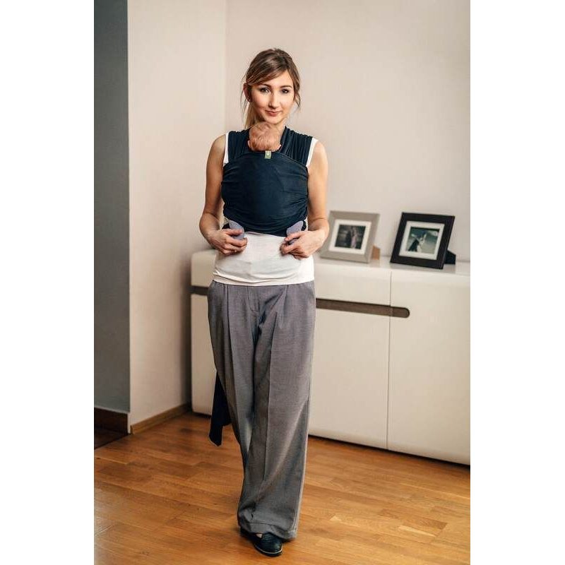 LENNYLAMB ELASTICKÝ ŠÁTEK - BLACK - 5 M - LENNYLAMB - ŠÁTKY