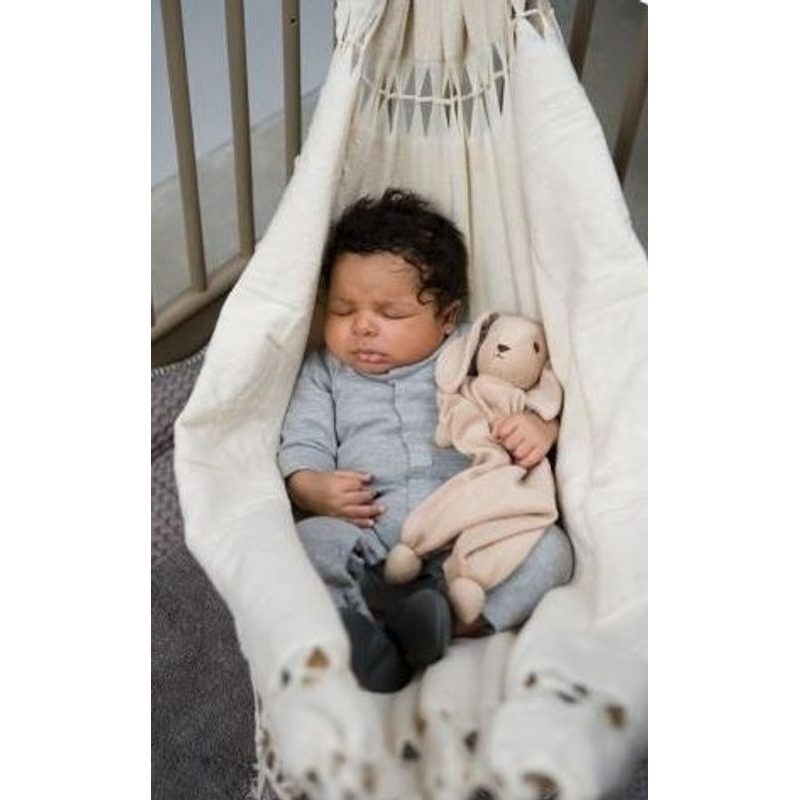 BABY HAMMOCK HOUPACÍ SÍŤ DO POSTÝLKY -  LIGHT PINK - KOLÍBKY - DĚTSKÉ ZBOŽÍ