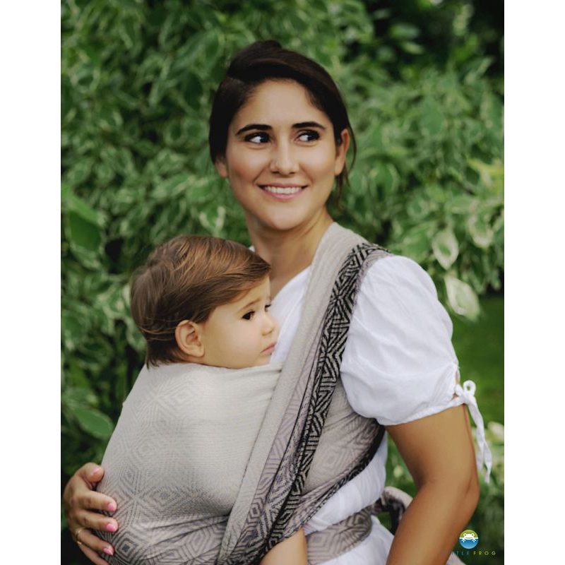 LITTLE FROG ŠÁTEK - SMOKEY CUBE TENCEL - LITTLE FROG - ŠÁTKY