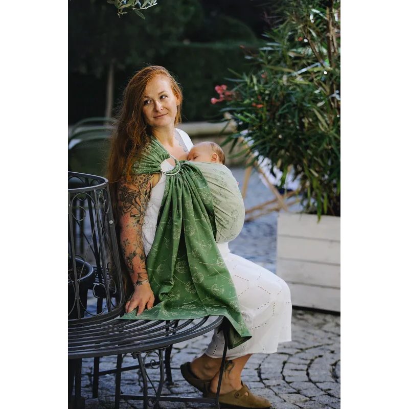 LITTLE FROG RING SLING LINEN LIGHTNESS - L (2,3 M) - LITTLE FROG /BELOVED SLINGS RING SLING - ŠÁTKY
