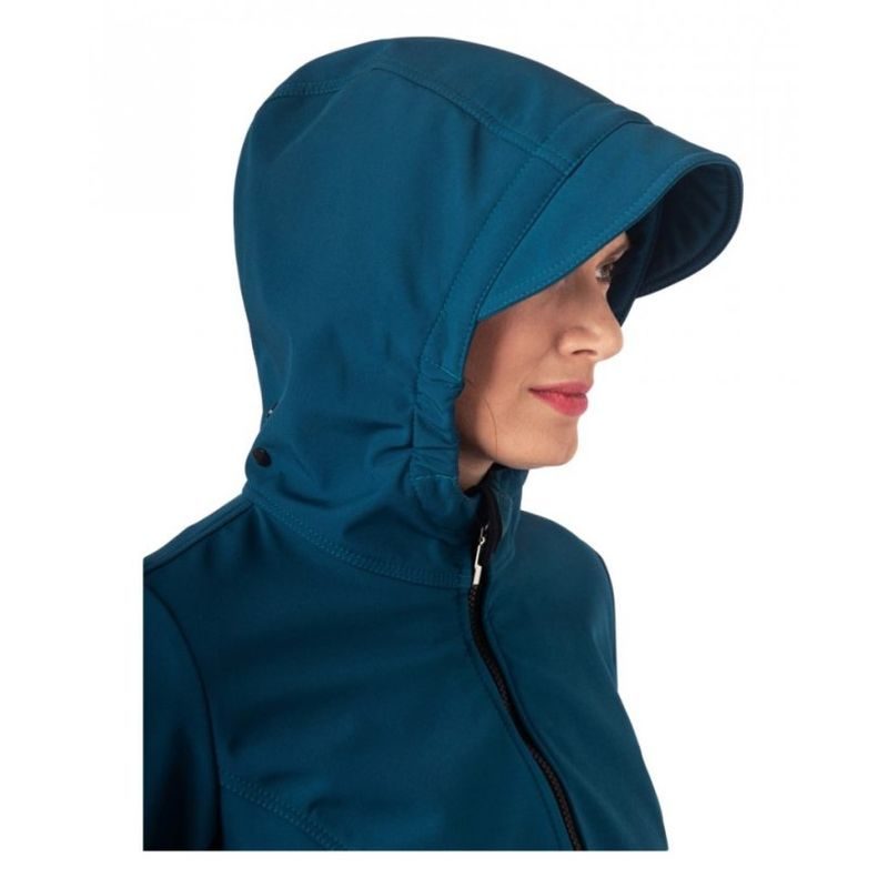 SOFTSHELLOVÁ TĚHOTENSKÁ A NOSÍCÍ BUNDA ANDREA - PETROLEJOVÁ - JOŽÁNEK NOSÍCÍ OBLEČENÍ - NOSÍCÍ OBLEČENÍ