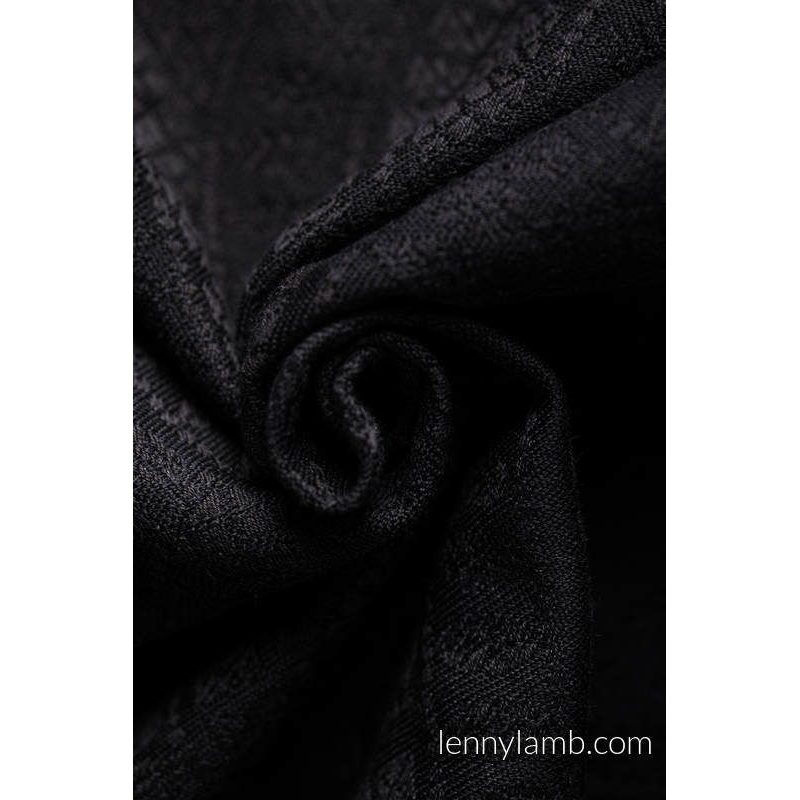 LENNY LAMB - PEACOCK'S TAIL - PITCH BLACK (MERINO) - LENNYLAMB - ŠÁTKY