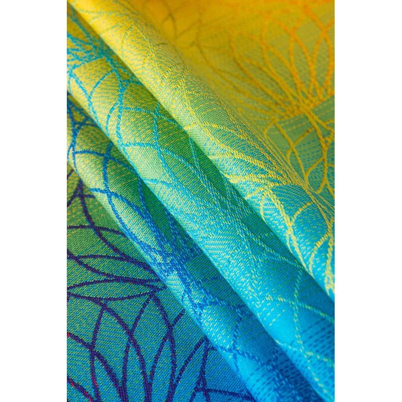 LENNYLAMB RING SLING - RAINBOW LOTUS - STANDARD 1,8 M - LENNYLAMB RING SLING - ŠÁTKY