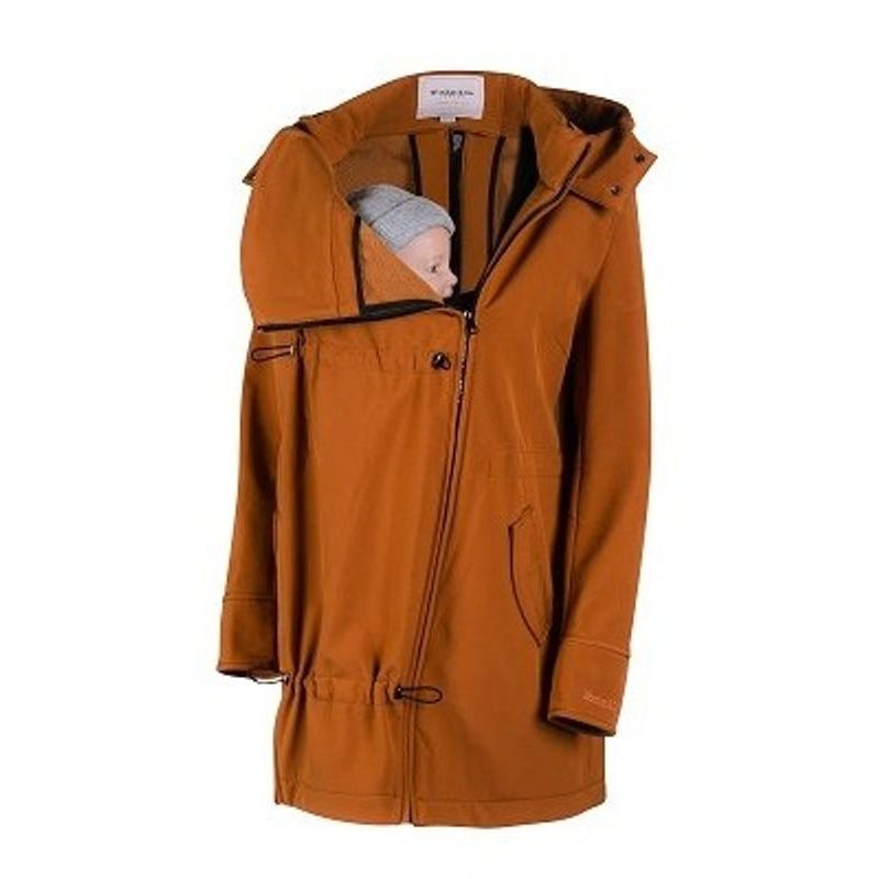 WOMBAT SHELL SOFTSHELL NOSÍCÍ BUNDA - CARAMEL - WOMBAT & CO. ZIMNÍ BUNDY - NOSÍCÍ OBLEČENÍ