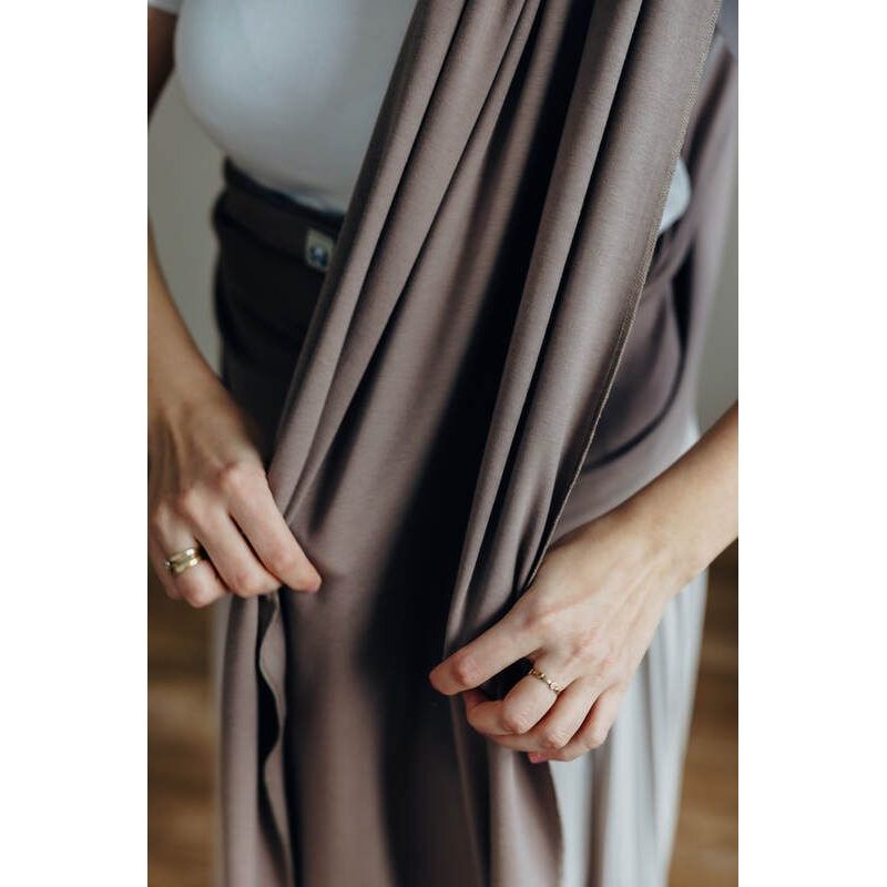 LENNYLAMB ELASTICKÝ ŠÁTEK - MOCHA - 5M - LENNYLAMB - ŠÁTKY