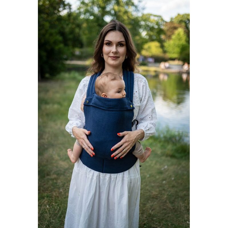 QUSY NOSÍTKO STANDARD 2.0 - LINEN NAVY - STANDARD - VEL. 62 - 2 ROKY - NOSÍTKA