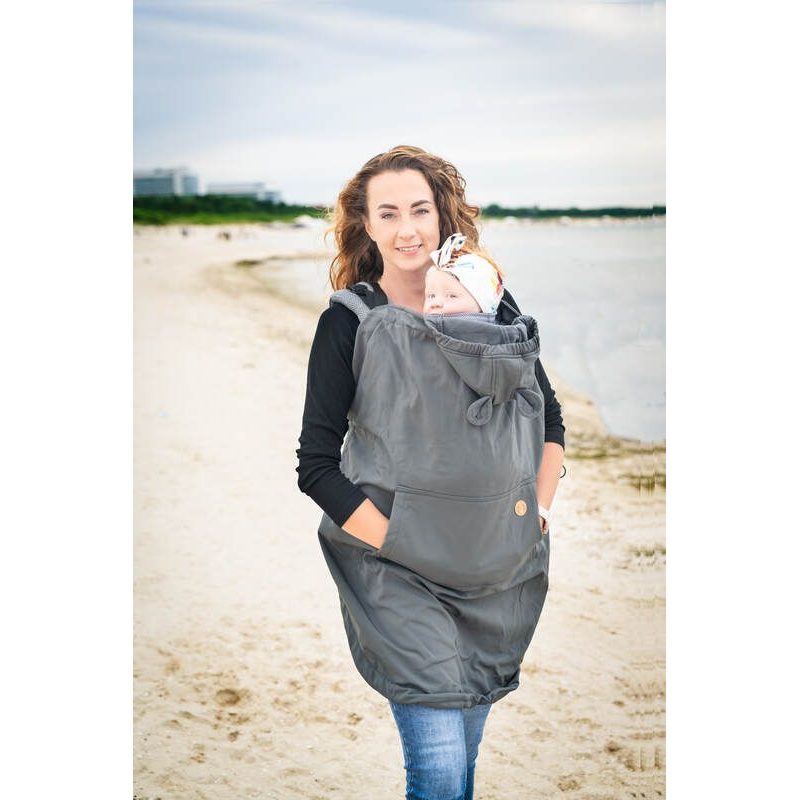 LENNY LAMB ZATEPLOVACÍ KAPSA SOFTSHELL - GREY - KAPSY LENNY LAMB - NOSÍCÍ OBLEČENÍ