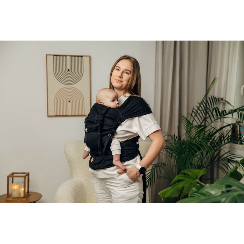 LENNYHYBRID NOSÍTKO STANDARD - BASIC LINE LITTLE HERRINGBONE BLACK EBONY - LENNYHYBRID - NOSÍTKA