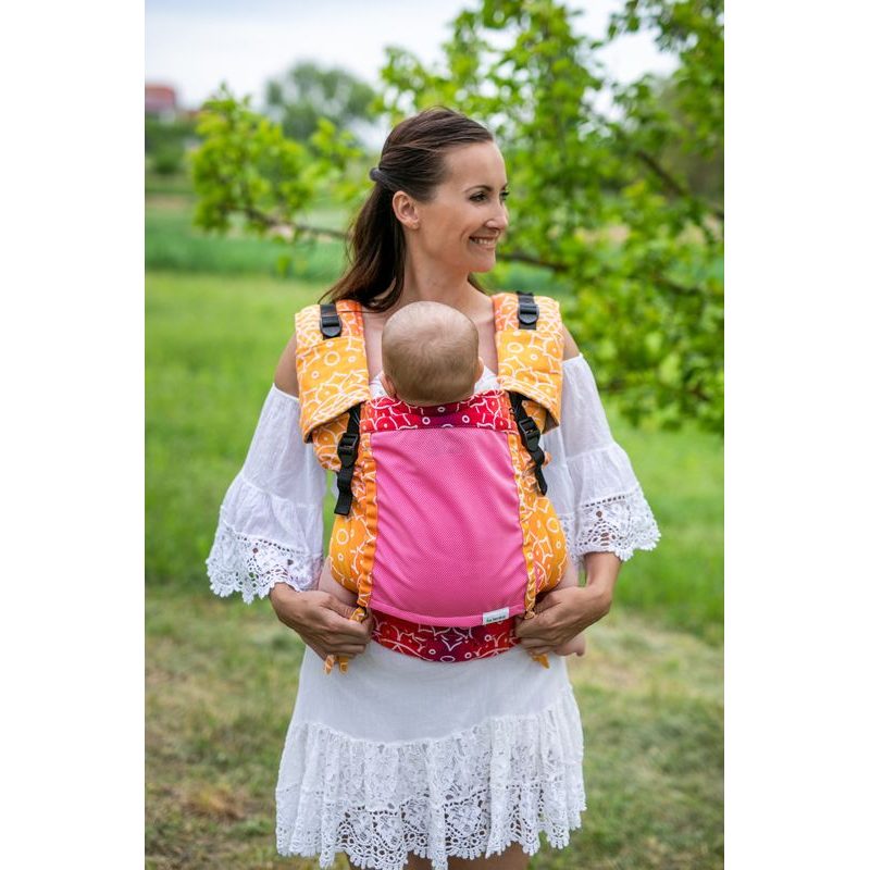 BE LENKA NOSÍTKO 4EVER - SHRI YANTRA - LILA - LETNÍ VERZE + SLINTÁČKY - BE LENKA 4EVER - NOSÍTKA