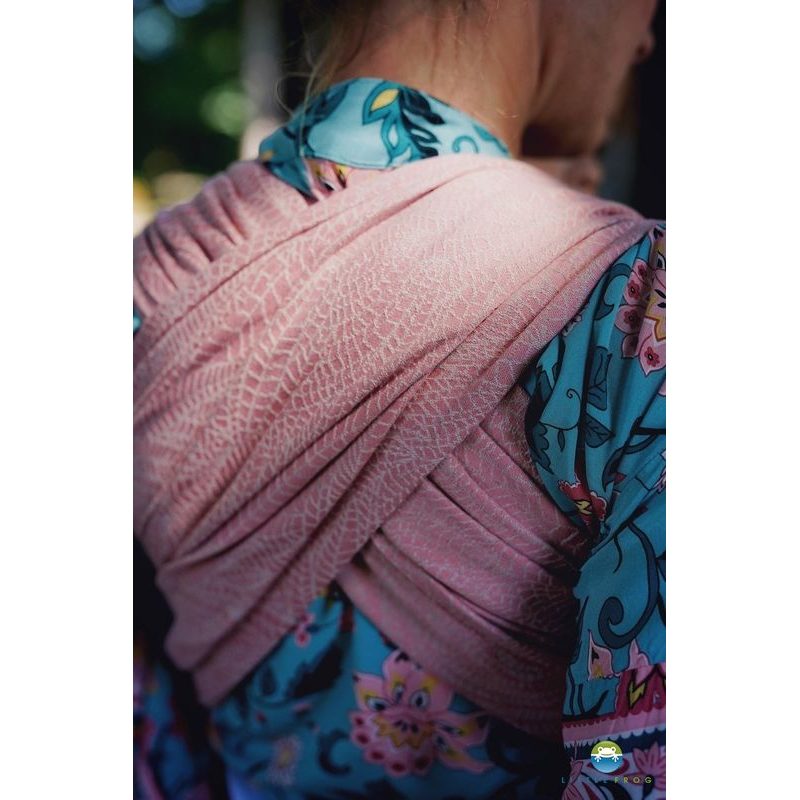 LITTLE FROG - PINK LINEN WILDNESS 4,7M (VEL. 6) - LITTLE FROG - ŠÁTKY