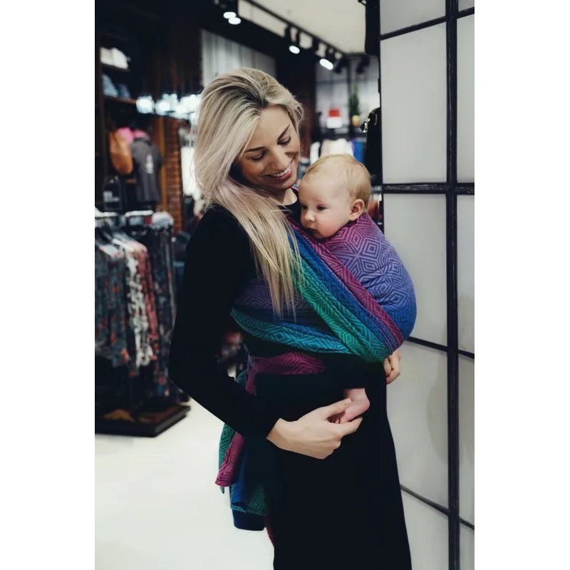 LITTLE FROG ŠÁTEK TENCEL AURORA CUBE - LITTLE FROG - ŠÁTKY