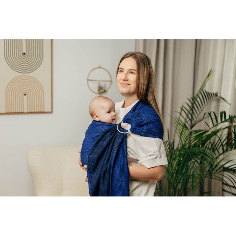 LENNY LAMB BASIC LINE RING SLING - COBALT - STANDARD 1.8M - LENNYLAMB RING SLING - ŠÁTKY