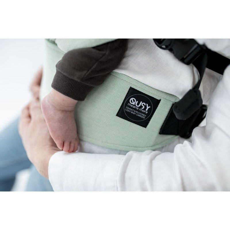 NOSÍTKO QUSY MINI 2.0 - MINTY S BAMBUSEM - MINI - VEL. 56 - 1 ROK - NOSÍTKA