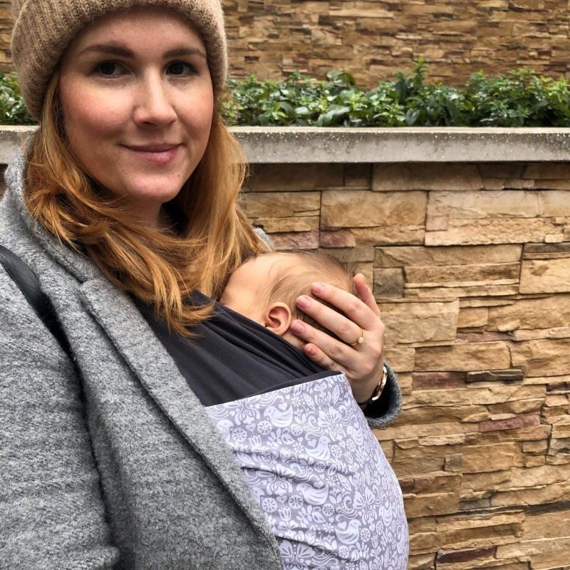 LILIPUTI ELASTICKÝ ŠÁTEK BIO RAINBOW - BIRDIE - LILIPUTI - ŠÁTKY