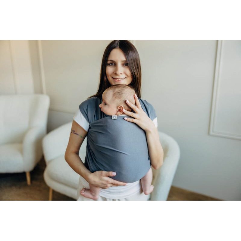 LENNYLAMB ELASTICKÝ ŠÁTEK - ANTHRACITE - 5 M - LENNYLAMB - ŠÁTKY