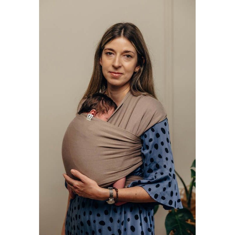 LENNYLAMB ELASTICKÝ ŠÁTEK - MOCHA - 5M - LENNYLAMB - ŠÁTKY