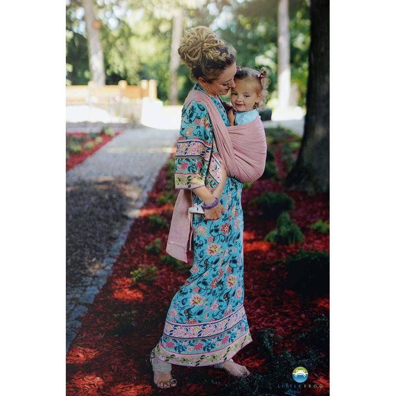 LITTLE FROG - PINK LINEN WILDNESS 4,7M (VEL. 6) - LITTLE FROG - ŠÁTKY