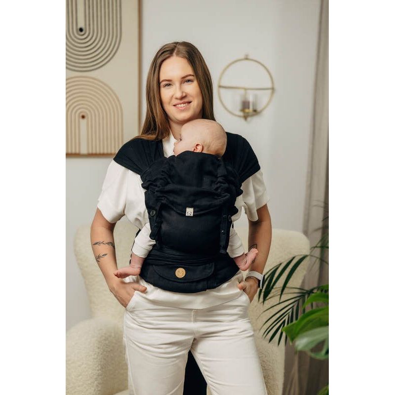 LENNYHYBRID NOSÍTKO STANDARD - BASIC LINE LITTLE HERRINGBONE BLACK EBONY - LENNYHYBRID - NOSÍTKA