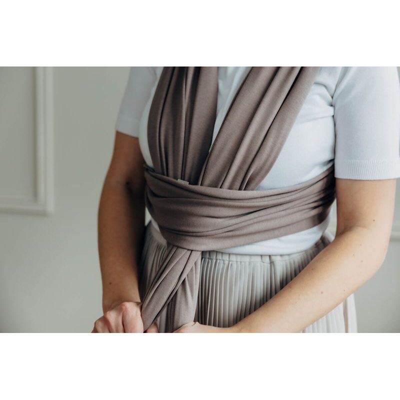 LENNYLAMB ELASTICKÝ ŠÁTEK - MOCHA - 5M - LENNYLAMB - ŠÁTKY