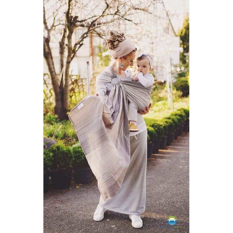 LITTLE FROG RING SLING - QUARTZ - M - LITTLE FROG /BELOVED SLINGS RING SLING - ŠÁTKY