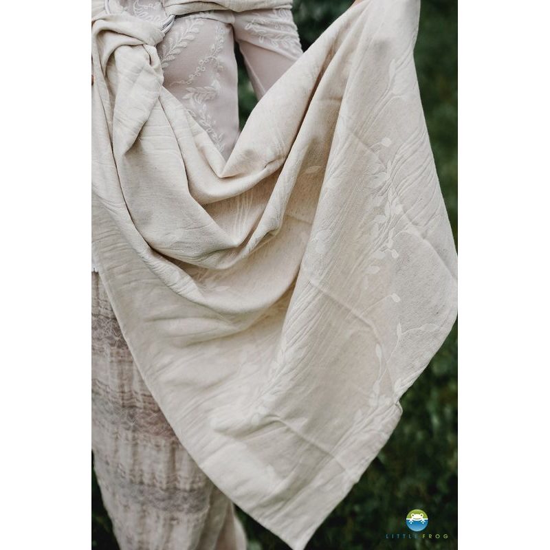 LITTLE FROG RING SLING - LINEN SUMMER MEADOW - S (1,7 M) - LITTLE FROG /BELOVED SLINGS RING SLING - ŠÁTKY