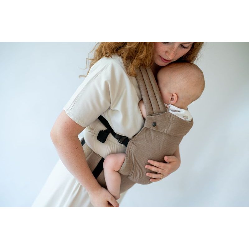 NOSÍTKO QUSY MINI 2.0 - WALNUT TWILL S BAMBUSEM - MINI - VEL. 56 - 1 ROK - NOSÍTKA