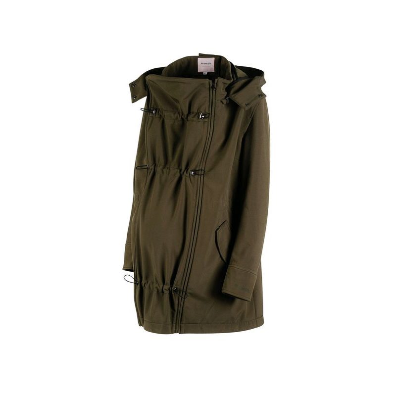 WOMBAT SHELL SOFTSHELL NOSÍCÍ BUNDA - CAMO GREEN - WOMBAT & CO. ZIMNÍ BUNDY - NOSÍCÍ OBLEČENÍ