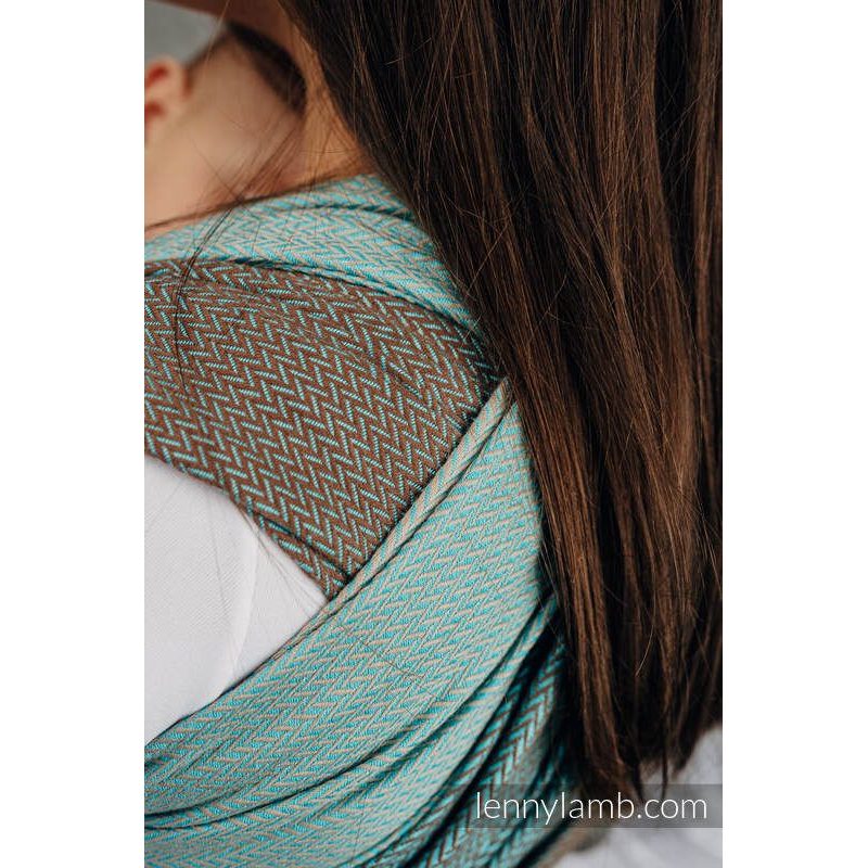 LENNY LAMB - LITTLE HERRINGBONE BABY - MINT - LENNYLAMB - ŠÁTKY